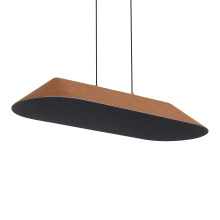 Golden 3133-LP43 CO-BK - Golden Lighting Faroe Integrated LED Island Light in Coffee/Black